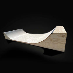 2.5' x 8' Mini Half Pipe Skateboard Ramp by Keen Ramps